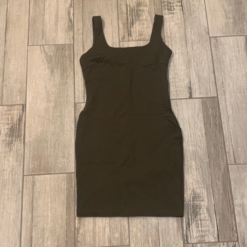 Dark Olive Green Lulus Bodycon Dress